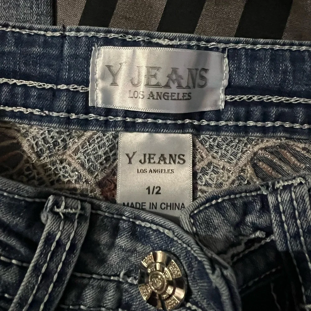 Embellished Blue Denim‎ Jeans